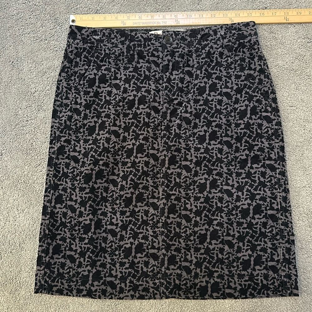 Bass Heritage Corduroy lined Pencil Skirt